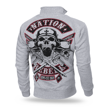 CLASSIC ZIPPED SWEATSHIRT NATION REBELL 