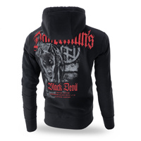 BLACK DEVIL POUCH POCKET HOODIE