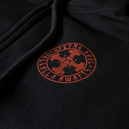 Bluza z kapturem na zamek THORS CROSS