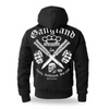 Hoodie with zipper ONE CREW GANGLAND