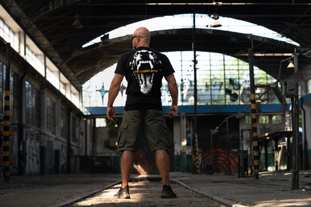 Bluza z kapturem na zamek DOBERMANS MOUTH