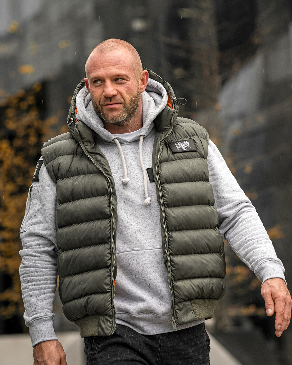 Grey store winter vest