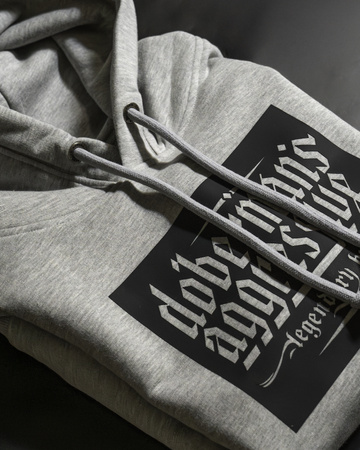 Bluza kangurka Rubber Logo