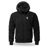 DOBERMANS ZIPPED SHEEPSKIN HOODIE