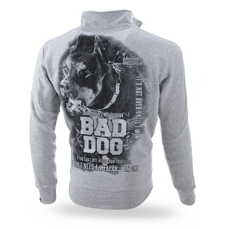 Classic sweatshirt with zipper Bad Dog