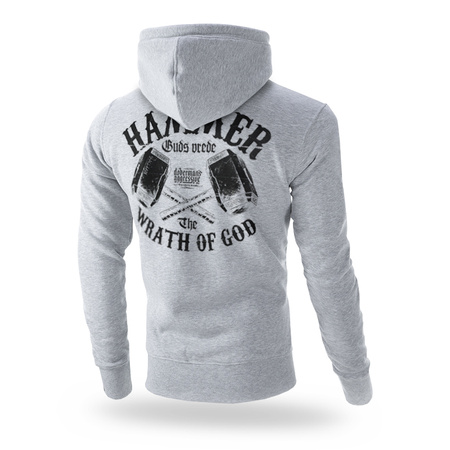 Zip sweatshirt with hood THOR HAMMER